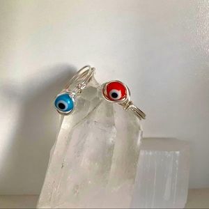 Custom Made Wire Eye Rings